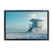 Stupell Industries Blue And White Beach Scene Black Framed Floater Canvas Wall Art, design by LSR Design Studio